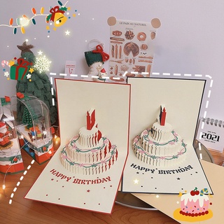 3D Birthday Greeting Cards Creative Gift Cards