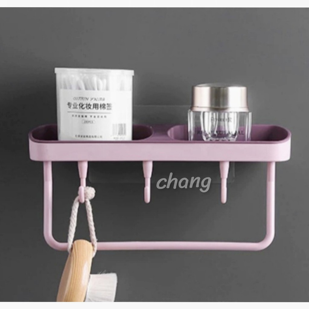 ชั้นวางสบู่ ติดผนัง ไม่ต้องเจาะ ถอดทำความสะอาดได้ง่าย CH0537 🎯โปรดอ่านรายละเอียดสินค้าก่อนสั่งซื้อคะ🎯 - รูปที่ 5