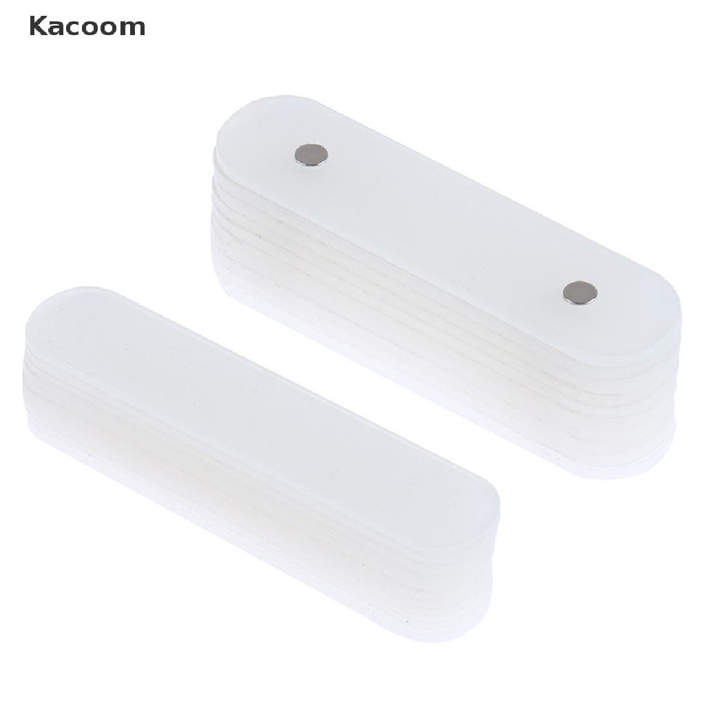 Kacoom 10Pcs Nail Art Tips Sticks Nail Display Acrylic Strips Practice Palette Manicure TH