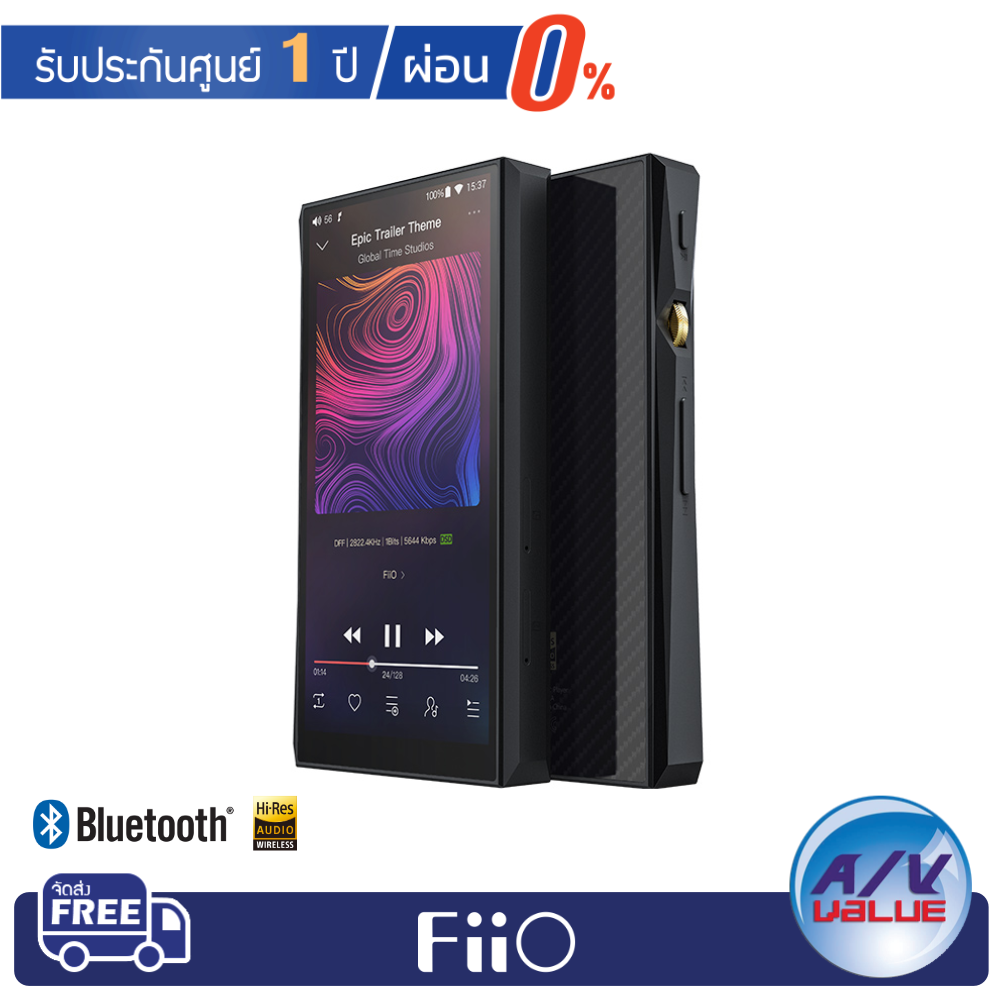 FiiO M11 Android-based Lossless Portable Hi-Res Music Player - Black ** ผ่อนชำระ 0% **
