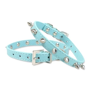『27Pets』ปลอกคอ ประดับหมุด ป้องกันการกัด ที่ทนทาน สําหรับสัตว์เลี้ยง สุนัข