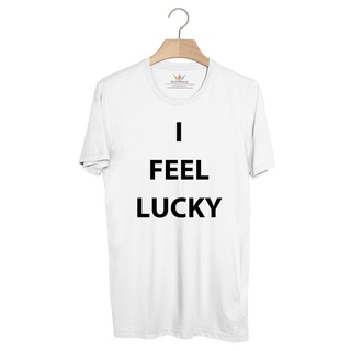 BP554 เสื้อยืด I FEEL LUCKY #4