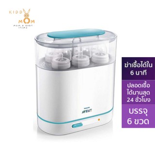 Philips Avent เครื่องนึ่งขวดนม 3 in 1 เครื่องนึ่งฆ่าเชื้อแบบไฟฟ้า ระบบไอน้ำ รุ่น SCF284/02
