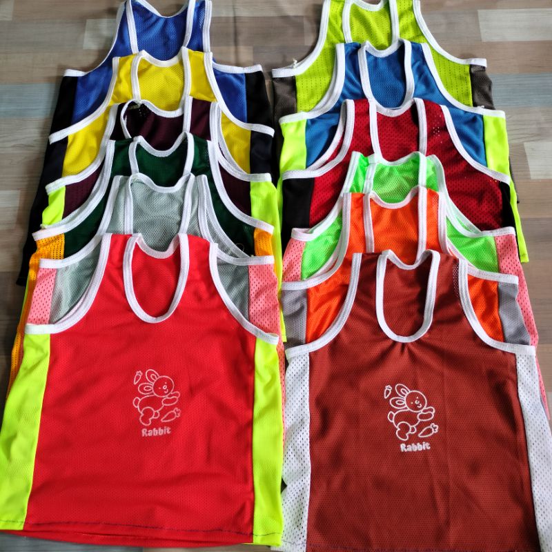 เสื้อกล้ามเด็ก 0-3 ขวบ น้ำหนัก 2-10 กิโลกรัม คละสี 1 ตัว ระบายอากาศได้ดี ทางร้านคละสี คละลาย