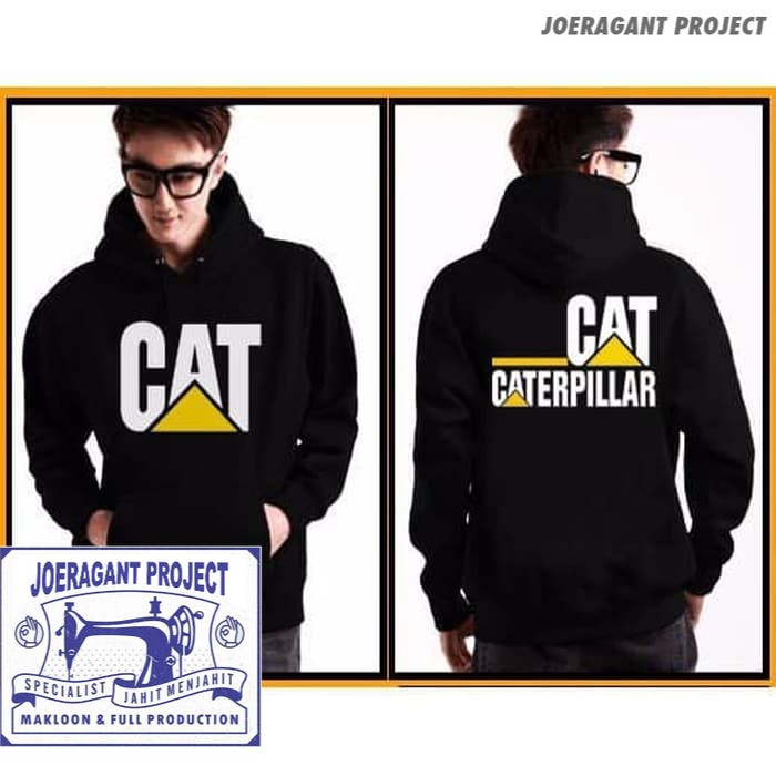 เสื้อแจ็กเก็ตมีฮู้ด ลาย Caterpillar DISTO CAT JP