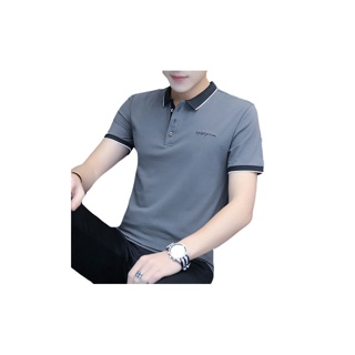 เสื้อโปโลสีพื้น เสื้อโปโล สำหรับผู้ชาย Men Polo Shirt