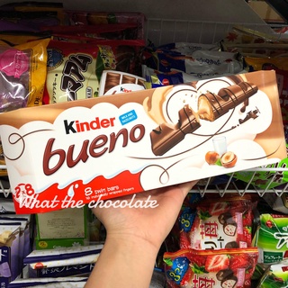 Kinder bueno 8 twin bars กล่องยาว 16แท่ง