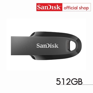 SanDisk Ultra Curve USB 3.2 Gen1 512GB Flash Drive (SDCZ550-512G-G46, Black)