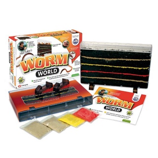 ของเล่นเสริมทักษะวิทยาศาสตร์ Worm World ชุดศึกษาสัตว์โลกใต้ดิน