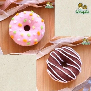 เซตชุดคิท DIY ทำตุ๊กตาโดนัท รวม 10 หน้า (Kit Set) ตุ๊กตาผ้าสักหลาด