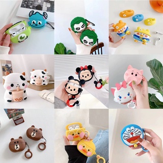 สำหรับ Airpods พร้อมส่งจากไทย เคสซิลิโคนหูฟังบลูทูธ เคสs pro ลายการ์ตูนหน้ารักมาก สำหรับ AirpodsPro