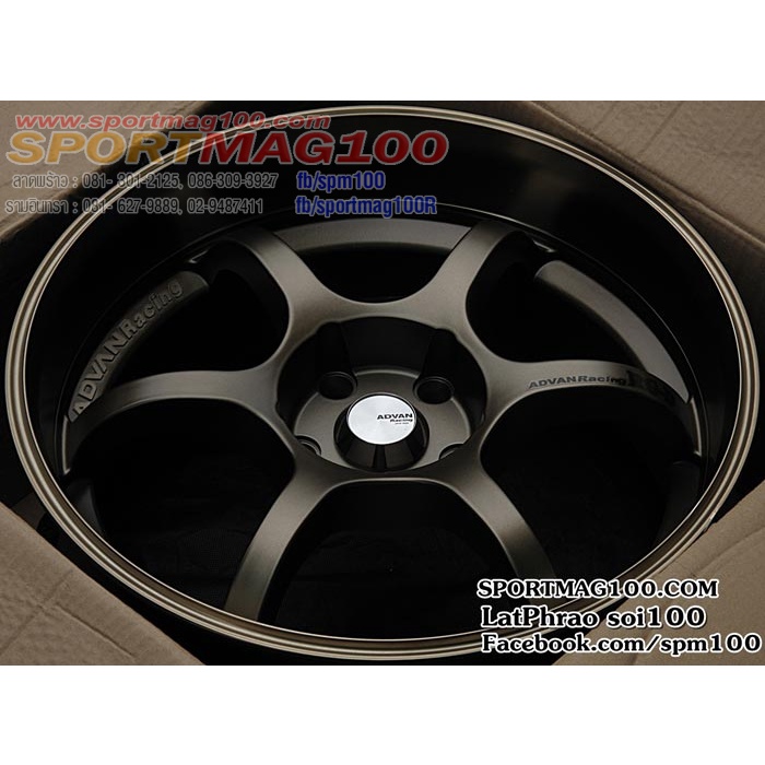 ล้อแม็กซ์ Advan RGD สีทองแดง หน้า8 หลัง9 18นิ้ว 5รู114 ET30 [14844]