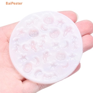 [BaiPester] Silicon Resin Halloween Mold DIY Mini Pumpkin Ghost Bat Mould Jewelry Craft Gift