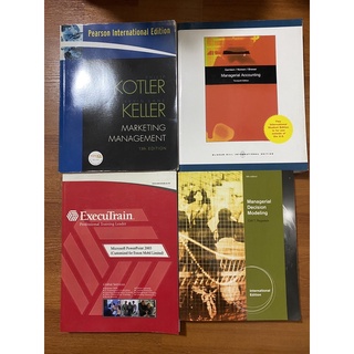 Marketing Management, Managerial Accounting, Microsoft Powerpoint 2003, Managerial Decision Modeling