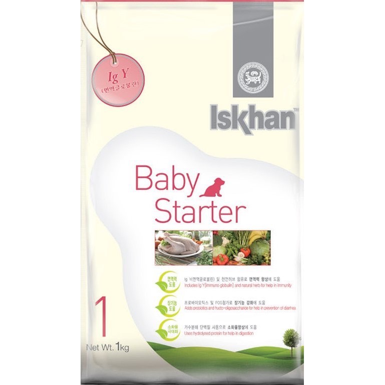 อาหารสุนัข Iskhan Babystarter อีสคาน เบบี้สตาร์ทเตอร์