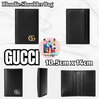 GUCCIwallet/กระเป๋าสตางค์ GUCCI/กระเป๋าสตางค์ยาว/หนังเต็ม/หัวเข็มขัด G คู่/เปลี่ยนกระเป๋าสตางค์/ผู้ถือบัตร