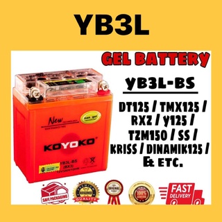 Yb3l YB3 YB3L-BS KOYOKO Gel G2 แบตเตอรี่ G2 100 KOYOKO Y100 SPORT RG RGV Y110SS RXZ TZM Y125Z/ZR KR150