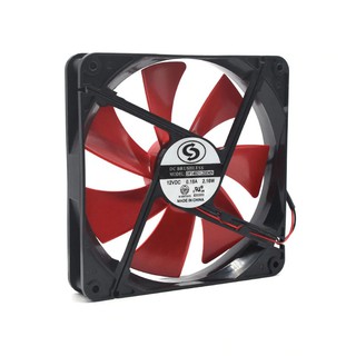 2pcs Ventilator 140 140mm 14cm 14025 DC 12V mute computer power supply chassis cooling fan 140mm large air volume 0.18A