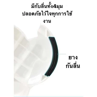 เก้าอี้ 2 Step กันเชื้อรา มุมขามียางกันลื่นและฐานเหยียบขั้นแรกมีร่องลายการ์ตูนเพื่อกันลื่นระหว่างเหยียบเพื่อไม่ให้ลื่น