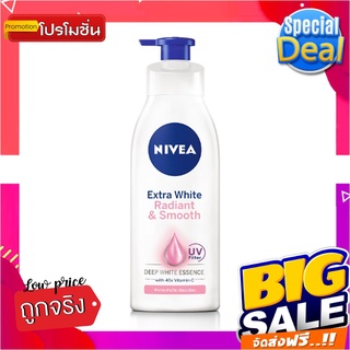 นีเวีย เอ็กตร้าไวท์ เรเดียนท์แอนด์สมูท โลชั่น ขนาด 400 มล.Nivea Extra White Radiant And Smooth Lotion 400 ml