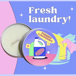 เทียนหอม กลิ่น FRESH LAUNDRY