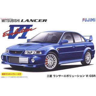 โมเดลรถยนต์ FUJIMI Mitsubishi Lancer Evolution VI 1/24