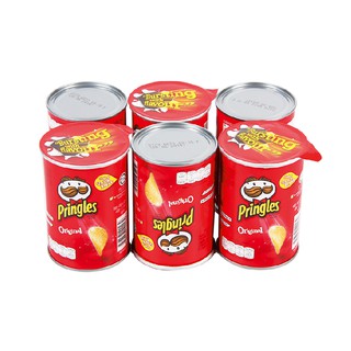 พริงเกิลส์ มันฝรั่งทอดกรอบ รสดั้งเดิม ขนาด 42กรัม ยกแพ็ค 6กระป๋อง PRINGLES ORIGINAL