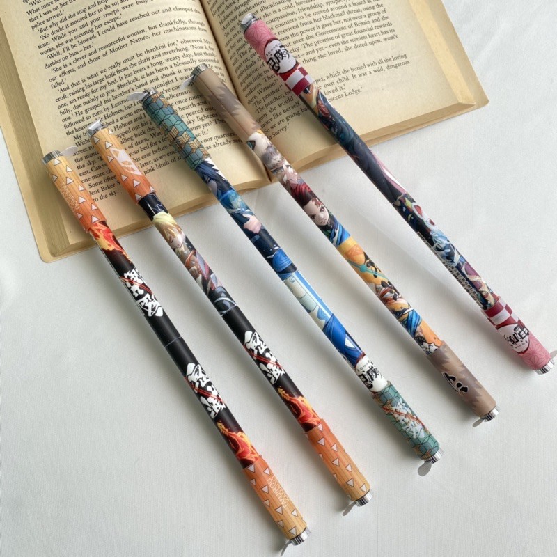 ปากกาควงรุ่นมีไฟ/แม่เหล็ก ดาบพิฆาตอสูร Kimetsu no Yaiba ปากกา 2 หัว