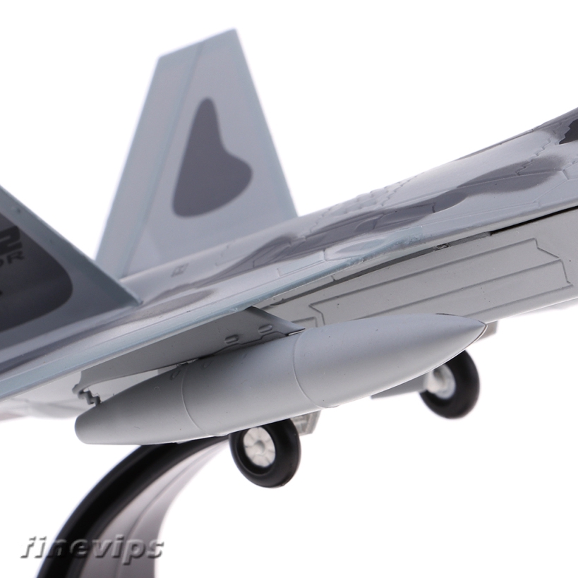 FinevipsMY 1100 Scale Retro Alloy Aircraft Model Diecast Military F22 ...