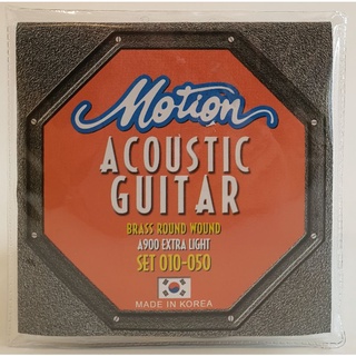 สายกีตาร์โปร่ง Motion Acoustic A900  เบอร์10โมชั่น ประเทศเกาหลี แท้ชัวร์ 100%