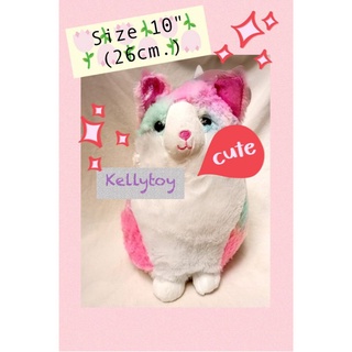 🐱ตุ๊กตาแมว ตุ๊กตาสีรุ้ง 🌈 Kellytoy 🐾Cat plush