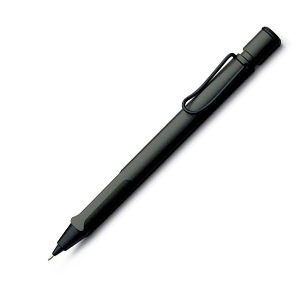 Lamy Safari Mechanical Pencil Black Charcoal Body 0.5 mm (ดินสอลามี่ ด้าม-คลิปสีดำชาโคล)