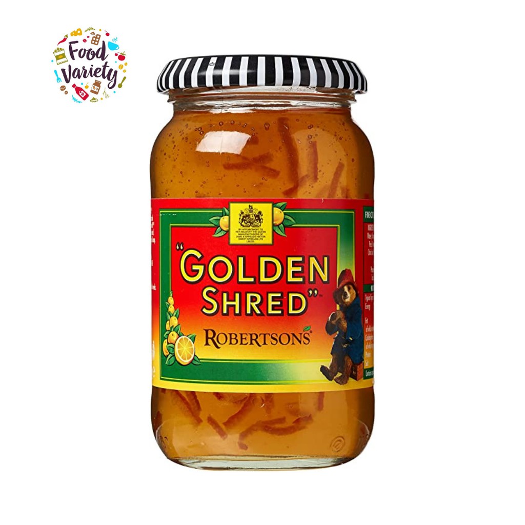 Robertson's Golden Shred Fine Cut Orange Jelly Marmalade 454g โรเบิร์ตสันส์ แยมส้มฟายคัทโกลเด้นเชรด 454 กรัม