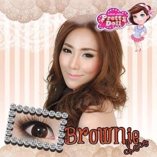 ส่งด่วนทุกวัน‼️คอนแทคเลนส์ สีช็อกโก Brownie / Moonlight Choco ขนาดบิ๊กอาย
