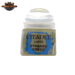 [P210พร้อมส่ง] Citadel : LAYER: STRAKEN GREEN (12ML)สีอะคริลิคสำหรับทาโมเดล