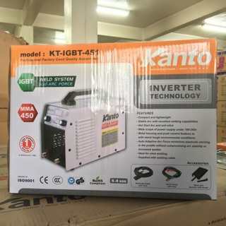 KANTO ตู้เชื่อม 450A รุ่น KT-IGBT-451 *** สต๊อกใหม่ เข้าแล้วพร้อมส่ง ***