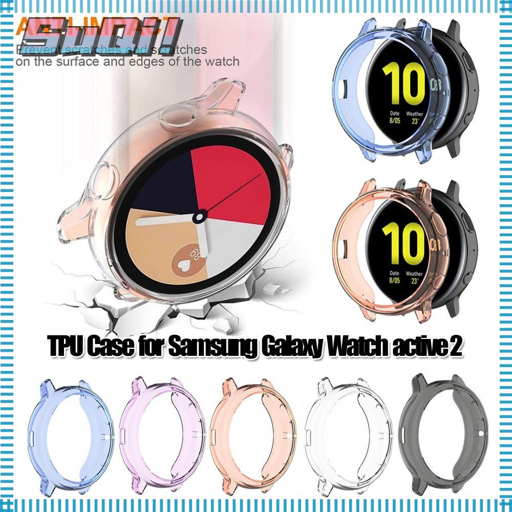 Clear TPU Watch Case Cover Bumper For Samsung Galaxy Watch Active 2 40mm 44mm