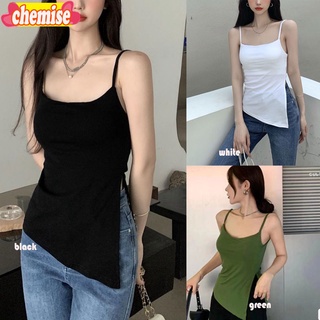 Chemisegrace✨พร้อมส่ง✨เสื้อ สายเดี่ยว เสื้อเซ็กซี่ผู้หญิง เสื้อสายเดี่ยวไหมพรม เสื้อสายเดี่ยวแฟชั่น ผ้านิ่มใส่สบาย 11059