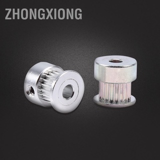 Zhongxiong รอกเกียร์อลูมิเนียมเส้นผ่าศูนย์กลาง 5 มม. 20 ซี่สําหรับเครื่องพิมพ์ 3D 2 ชิ้น