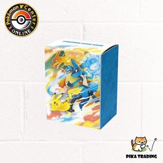 [Pokemon​] Deck Case - กล่องใส่การ์ด โปเกมอน พิคาชู ลิซาร์ดอน ลูคาริโอ้ จาก Pokemon Center Japan 🇯🇵