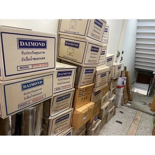ถังปั้มน้ำสเเตนเลสใส่กับปั้มมิตซูWP205-305PQR model