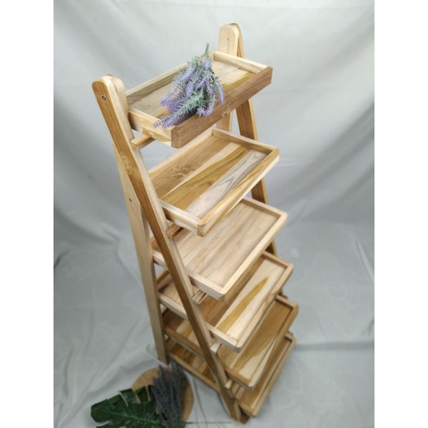 ชั้นวางต้นไม้ 6ชั้น พับเก็บได้ seller own feetค่าส่ง 79บาทเท่านั้นถูกมาก - รูปที่ 3