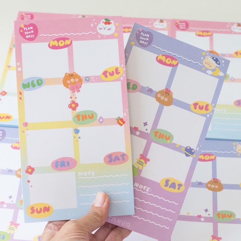 กระดาษโน้ต Tahug (สมุดฉีก) A6