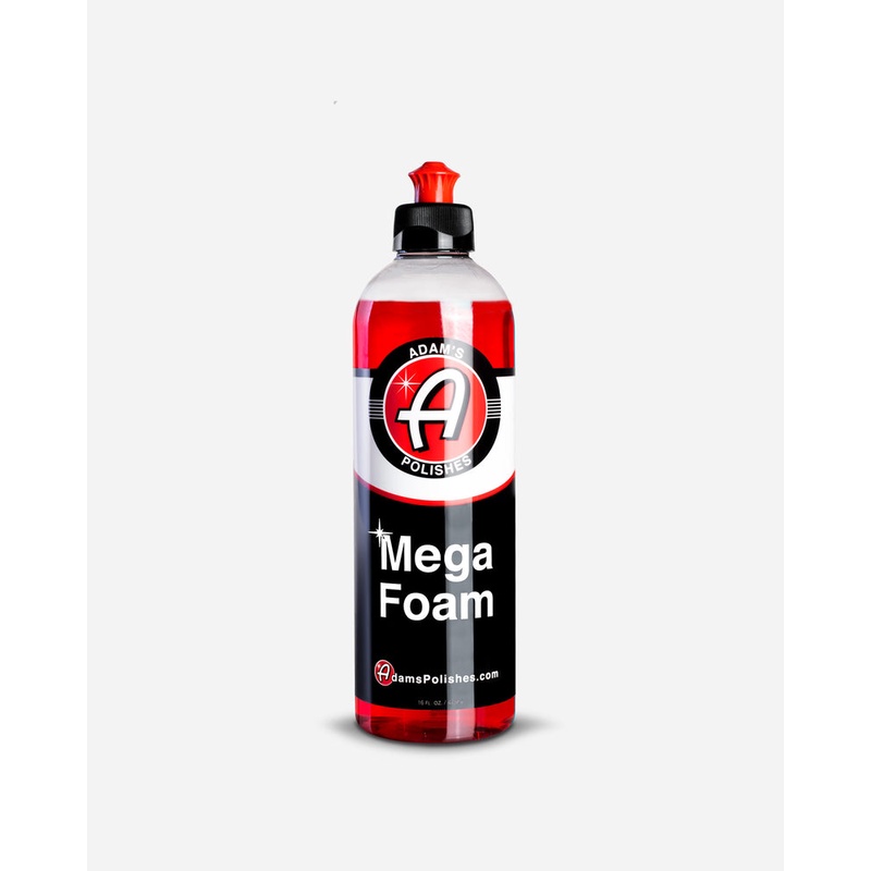 Adam's Mega Foam Shampoo (16 oz/473 ml) แชมพูล้างรถ สูตรเข้มข้นสูงมากพิเศษ ขนาด 16 oz/473 ml