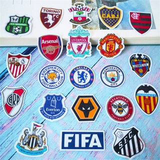 ★★★ FIFA Football Club Logo Mini Diary Manual สติ๊กเกอร์ ★★★ 40Pcs/Set DIY Fashion Scrapbooks Album Decor Decals สติ๊กเกอร์