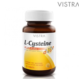 Vistra L-Cysteine Plus Biotin 30เม็ด