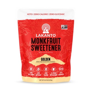 ►ถูกที่สุด◄ Monk Fruit Sweetener น้ำตาลหล่อฮั่งก้วย Lakanto (Golden/Classic) แบบถุง แบบพกพา