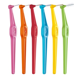 TePe Angle Interdental Brushes แปรงซอกฟัน เทเป้ อินเทอร์เด็นทัล บลัช (แพ็ค 6 ชิ้น/ขนาด)