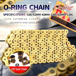 โซรถมอเตอร์ไซค์ โซ่ 120ข้อ DID ญี่ปุ่น Standard สีหลัก Roller chain โซ่ซีลน้ำมัน Motorcycle Chain โซ่รถจักรยานยนต์