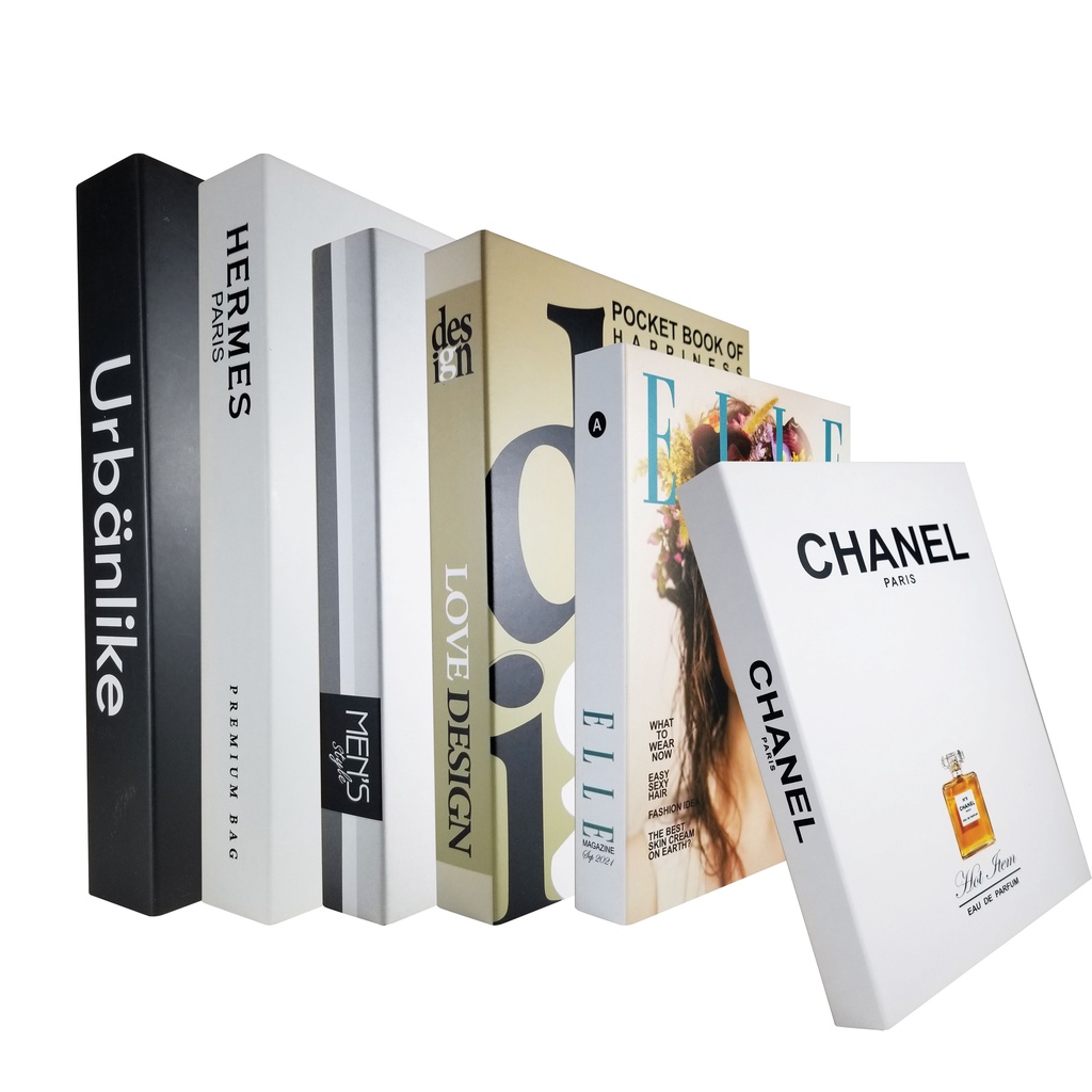 หนังสือปลอม/Fake books ลดราคา S-M-L สำหรับตกแต่งบ้าน งานพรีเมี่ยมมาก เคลือบพีวีซีด้านทุกเล่ม ส่งเร็ว